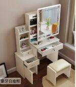 vanity set, bedroom vanity set, makeup vanity set, dressing table, dressing table with mirror, vanity table, vanity desk, makeup table, cosmetic table, beauty station, makeup station, dressing mirror, vanity mirror, LED vanity mirror, vanity with lights, vanity with storage, vanity with drawers, wooden vanity set, modern vanity set, luxury vanity set, white vanity set, black vanity set, oak vanity set, walnut vanity set, contemporary vanity, minimalist vanity, compact vanity set, large vanity table, bedroom dressing table, beauty table, makeup organizer table,