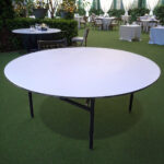 Round Wooden Foldable Table - Image 10