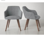 Velvet Padded Accent Chair - Image 12