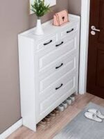 White Flip Off Shoe Rack - Image 2
