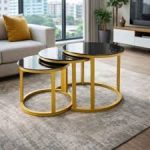 3 Marble Nesting Table Set - Image 4