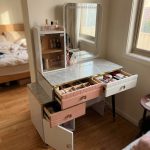 Vanity Set, vanity table, dressing table set, makeup vanity set, bedroom vanity set, modern vanity set, luxury vanity set, affordable vanity set, elegant vanity set, stylish vanity set, contemporary vanity set, minimalist vanity set, LED vanity set, LED dressing table, vanity table with mirror, vanity set with mirror, vanity set with stool, vanity table with stool, vanity set with drawers, vanity table with storage, vanity set with lights, vanity set with LED mirror, vanity mirror with lights, illuminated vanity mirror, Hollywood vanity set, Hollywood makeup vanity, Hollywood dressing table, makeup dressing table, bedroom dressing table, modern dressing table, luxury dressing table, dressing table with mirror and stool, dressing table with drawers, dressing table with storage shelves, dressing table with LED lights, dressing table with Hollywood mirror, dressing table with cabinet, dressing table with compartments, dressing table with jewelry storage, dressing table with makeup organizer, dressing table with sliding drawers, dressing table with multiple drawers, dressing table with large mirror, dressing table with round mirror, dressing table with rectangular mirror, dressing table with square mirror, dressing table with oval mirror, dressing table with touch lights, dressing table with adjustable lighting, dressing table with power socket, dressing table with USB port, dressing table with glass top, dressing table with glossy finish, dressing table with metallic legs, dressing table with gold frame, dressing table with silver frame, dressing table with wooden frame, dressing table with upholstered stool, compact vanity set, small vanity set, large vanity set, wide vanity table, narrow vanity table, tall vanity set, space saving vanity set, multifunctional vanity set, multipurpose dressing table, freestanding vanity set, corner vanity table, wall mounted vanity table, floating vanity table, modern makeup station, personal beauty station, home makeup station, bedroom makeup station, beauty dressing table, cosmetic vanity table, makeup organizer table, beauty storage table, personal grooming table, skincare vanity table, perfume display vanity, jewelry dressing table, makeup storage vanity, beauty products storage table, makeup artist vanity table, professional makeup vanity, salon makeup station, salon vanity table, beauty salon dressing table, makeup studio vanity, influencer makeup station, content creator vanity desk, bedroom beauty furniture, home beauty furniture, ladies dressing table, women's vanity set, girls vanity table, teen vanity set, kids vanity table, adult vanity table, master bedroom vanity, guest bedroom vanity, apartment vanity set, studio apartment dressing table, modern bedroom vanity, luxury bedroom vanity, contemporary bedroom dressing table, minimalist bedroom vanity, classic dressing table, traditional vanity set, Scandinavian vanity table, glam vanity set, glamorous dressing table, chic vanity table, designer vanity set, premium vanity table, high quality vanity set, durable vanity table, practical vanity set, functional dressing table, elegant bedroom furniture, stylish bedroom furniture, white vanity set, black vanity set, grey vanity set, gray vanity set, brown vanity set, cream vanity set, beige vanity set, pink vanity set, gold vanity set, silver vanity set, walnut vanity set, oak vanity set, natural wood vanity set, white glossy vanity set, black glossy vanity set, matte white vanity table, matte black vanity table, white wooden vanity set, black wooden vanity set, brown wooden dressing table, cream dressing table, beige dressing table, pink dressing table, gold frame vanity set, silver frame vanity set, white and gold vanity set, black and gold vanity set, grey and gold vanity set, marble top vanity set, glass top vanity set, wooden top vanity set, mirrored vanity set, mirrored dressing table, mirrored bedroom vanity, reflective vanity table, modern white dressing table, modern black dressing table, modern grey dressing table, luxury white vanity, luxury black vanity, luxury gold vanity set, elegant white vanity table, minimalist white vanity, compact white dressing table, LED white vanity set, LED black vanity set, LED gold vanity set, large mirror vanity set, illuminated makeup table, makeup table with storage, makeup table with stool, makeup table with drawers, makeup table with lights, makeup table with mirror, makeup table with cabinet, makeup table with shelves, makeup table with organizer, makeup table with jewelry drawers, makeup table with LED mirror, makeup table with Hollywood