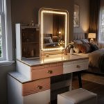 Vanity Set, vanity table, dressing table set, makeup vanity set, bedroom vanity set, modern vanity set, luxury vanity set, affordable vanity set, elegant vanity set, stylish vanity set, contemporary vanity set, minimalist vanity set, LED vanity set, LED dressing table, vanity table with mirror, vanity set with mirror, vanity set with stool, vanity table with stool, vanity set with drawers, vanity table with storage, vanity set with lights, vanity set with LED mirror, vanity mirror with lights, illuminated vanity mirror, Hollywood vanity set, Hollywood makeup vanity, Hollywood dressing table, makeup dressing table, bedroom dressing table, modern dressing table, luxury dressing table, dressing table with mirror and stool, dressing table with drawers, dressing table with storage shelves, dressing table with LED lights, dressing table with Hollywood mirror, dressing table with cabinet, dressing table with compartments, dressing table with jewelry storage, dressing table with makeup organizer, dressing table with sliding drawers, dressing table with multiple drawers, dressing table with large mirror, dressing table with round mirror, dressing table with rectangular mirror, dressing table with square mirror, dressing table with oval mirror, dressing table with touch lights, dressing table with adjustable lighting, dressing table with power socket, dressing table with USB port, dressing table with glass top, dressing table with glossy finish, dressing table with metallic legs, dressing table with gold frame, dressing table with silver frame, dressing table with wooden frame, dressing table with upholstered stool, compact vanity set, small vanity set, large vanity set, wide vanity table, narrow vanity table, tall vanity set, space saving vanity set, multifunctional vanity set, multipurpose dressing table, freestanding vanity set, corner vanity table, wall mounted vanity table, floating vanity table, modern makeup station, personal beauty station, home makeup station, bedroom makeup station, beauty dressing table, cosmetic vanity table, makeup organizer table, beauty storage table, personal grooming table, skincare vanity table, perfume display vanity, jewelry dressing table, makeup storage vanity, beauty products storage table, makeup artist vanity table, professional makeup vanity, salon makeup station, salon vanity table, beauty salon dressing table, makeup studio vanity, influencer makeup station, content creator vanity desk, bedroom beauty furniture, home beauty furniture, ladies dressing table, women's vanity set, girls vanity table, teen vanity set, kids vanity table, adult vanity table, master bedroom vanity, guest bedroom vanity, apartment vanity set, studio apartment dressing table, modern bedroom vanity, luxury bedroom vanity, contemporary bedroom dressing table, minimalist bedroom vanity, classic dressing table, traditional vanity set, Scandinavian vanity table, glam vanity set, glamorous dressing table, chic vanity table, designer vanity set, premium vanity table, high quality vanity set, durable vanity table, practical vanity set, functional dressing table, elegant bedroom furniture, stylish bedroom furniture, white vanity set, black vanity set, grey vanity set, gray vanity set, brown vanity set, cream vanity set, beige vanity set, pink vanity set, gold vanity set, silver vanity set, walnut vanity set, oak vanity set, natural wood vanity set, white glossy vanity set, black glossy vanity set, matte white vanity table, matte black vanity table, white wooden vanity set, black wooden vanity set, brown wooden dressing table, cream dressing table, beige dressing table, pink dressing table, gold frame vanity set, silver frame vanity set, white and gold vanity set, black and gold vanity set, grey and gold vanity set, marble top vanity set, glass top vanity set, wooden top vanity set, mirrored vanity set, mirrored dressing table, mirrored bedroom vanity, reflective vanity table, modern white dressing table, modern black dressing table, modern grey dressing table, luxury white vanity, luxury black vanity, luxury gold vanity set, elegant white vanity table, minimalist white vanity, compact white dressing table, LED white vanity set, LED black vanity set, LED gold vanity set, large mirror vanity set, illuminated makeup table, makeup table with storage, makeup table with stool, makeup table with drawers, makeup table with lights, makeup table with mirror, makeup table with cabinet, makeup table with shelves, makeup table with organizer, makeup table with jewelry drawers, makeup table with LED mirror, makeup table with Hollywood